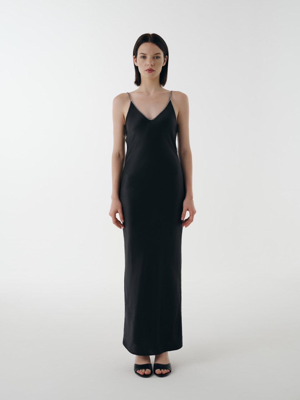 Sitara Silk Slip Dress Luxury Hand-Beaded Evening Gown | ASHAALIA Ashaalia Sitara Silk Slip Dress Luxury Hand-Beaded Evening Gown | ASHAALIA Ashaalia
