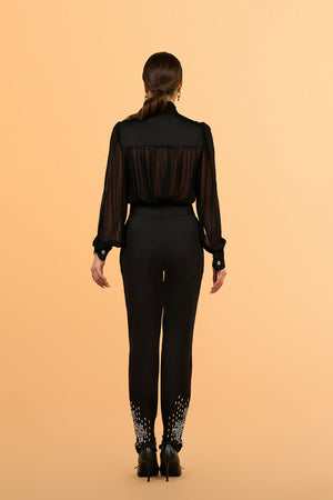 Sitara PussyBow Blouse