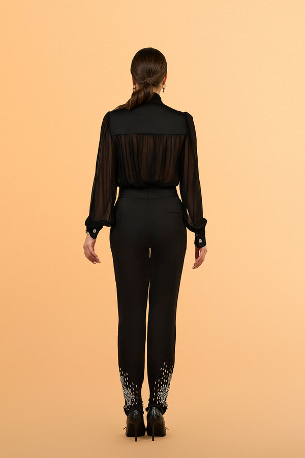 Sitara PussyBow Blouse