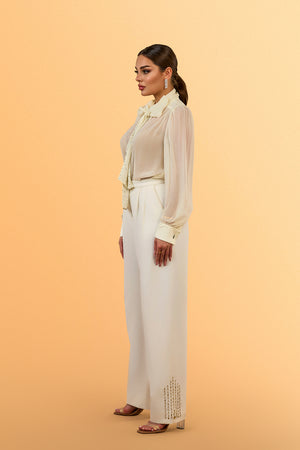 Sitara PussyBow Blouse
