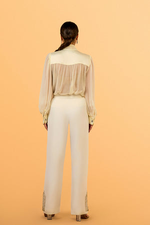 Sitara PussyBow Blouse