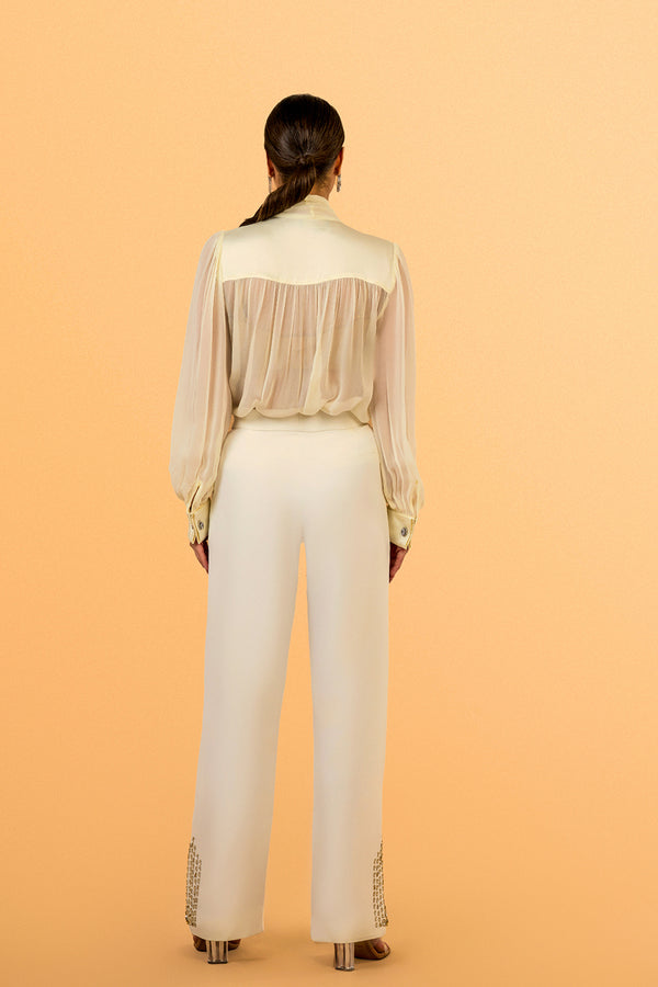 Sitara PussyBow Blouse