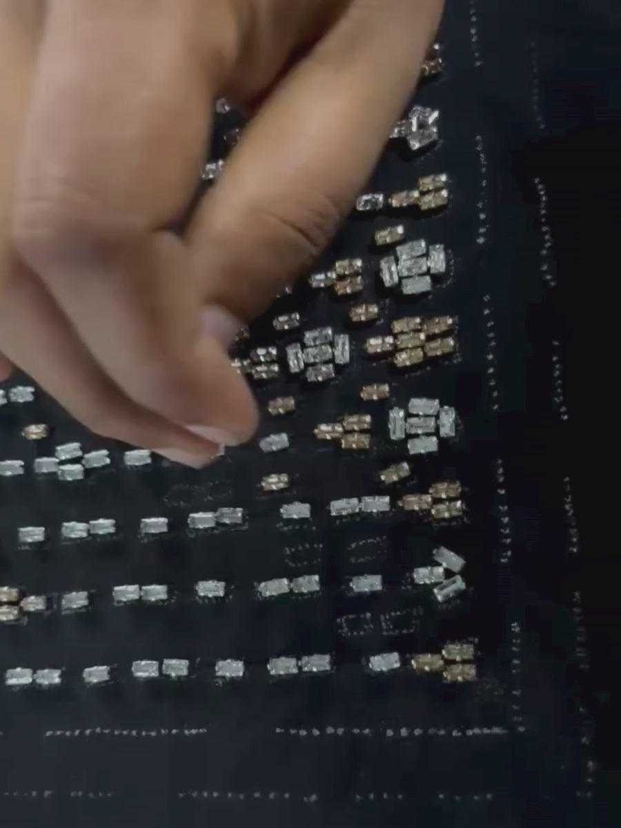 Sitara PussyBow Blouse Onyx Black - PRE-ORDER