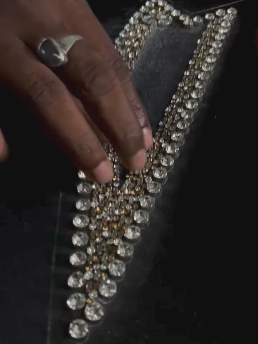 Nargis Beaded Tuxedo Crop Jacket - PRE-ORDER