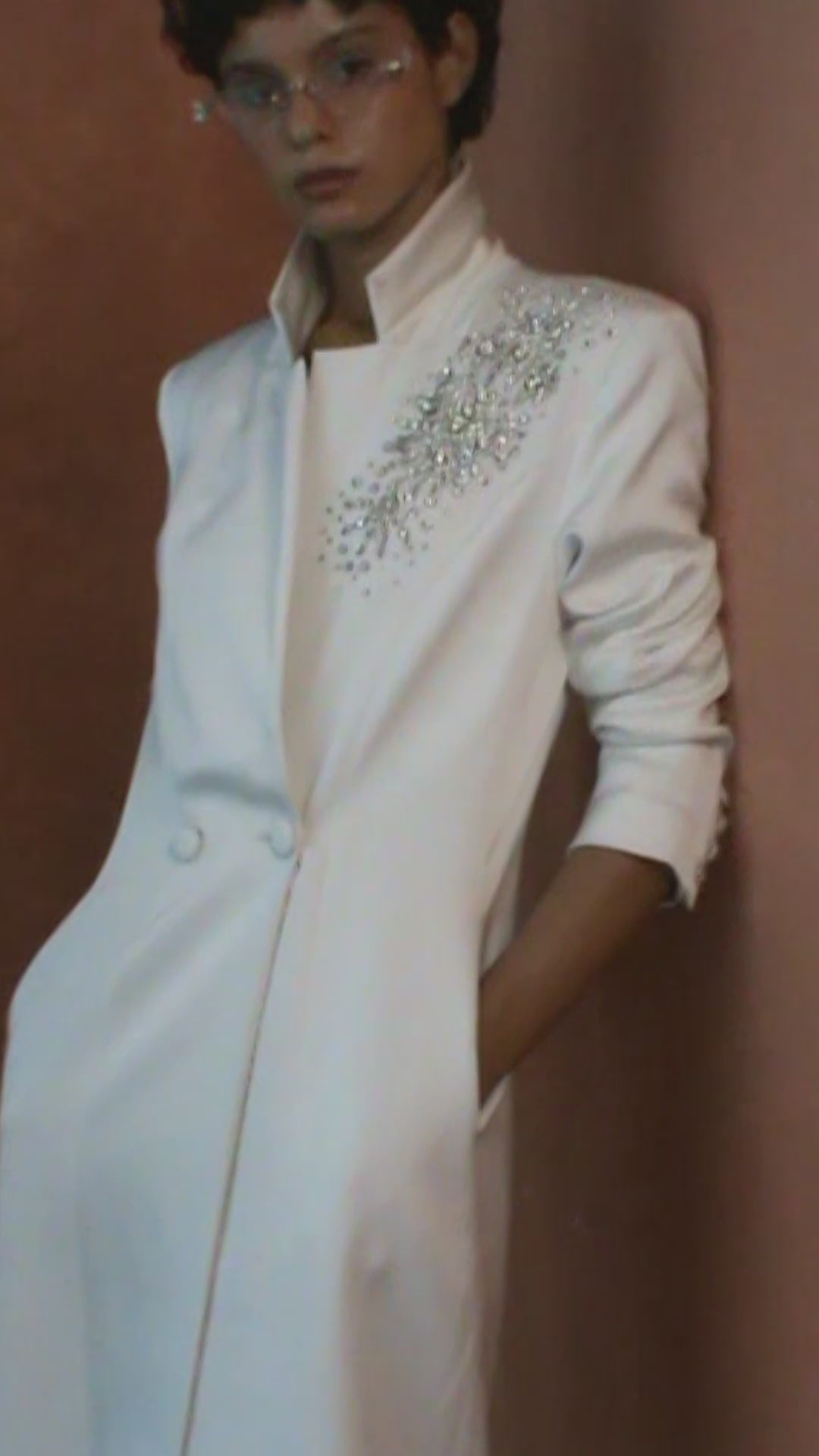 Hand-Beaded Rehana Coat | ASHAALIA
